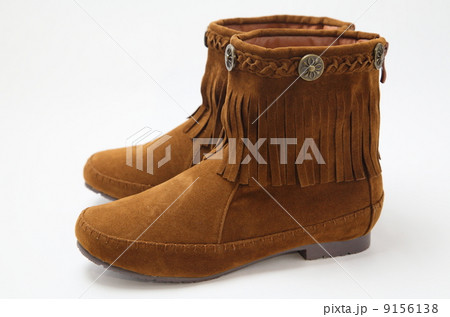 フリンジショートブーツ 9156138