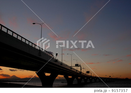 アクアラインと富士 9157357