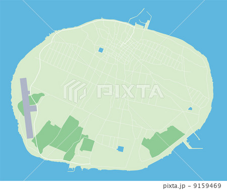 多良間島の地図 9159469
