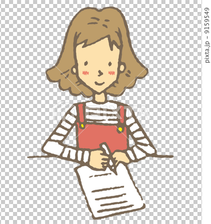 書き込む主婦 9159549