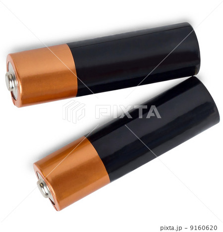 battery two isolated on white background 9160620