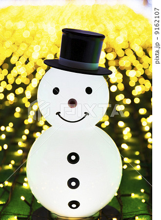 スノーマンとイルミネーション スノーマンとイルミネーション 9162107