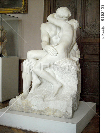 ロダン 愛の彫刻 KISS 接吻 ブロンズ青铜 ロダン刻印あり 高さ約26cm Amazon.co.jp: フランス Musee Rodin （ロダン美術館