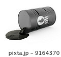 Oil is spilling from the barrel 9164370