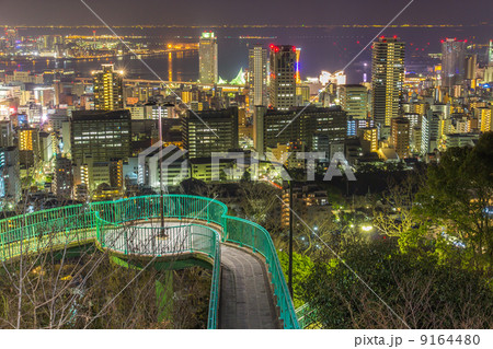 ビーナスブリッジと神戸の夜景 ビーナスブリッジと神戸の夜景 9164480