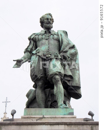 ベルギー　アントワープ　ルーベンス像 9165572