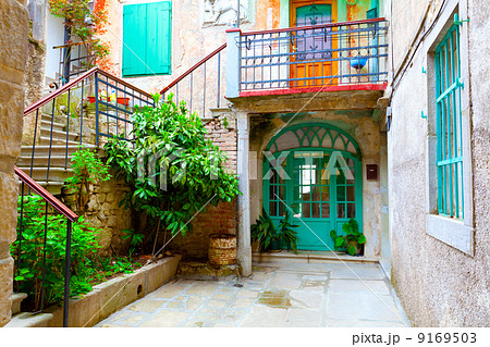Narrow Street in the City of Rovinj, Croatia Narrow Street in the City of Rovinj, Croatia 9169503