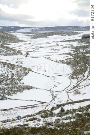 snow landscape at gredos 9172234