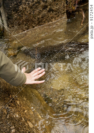 hand and river 9172454