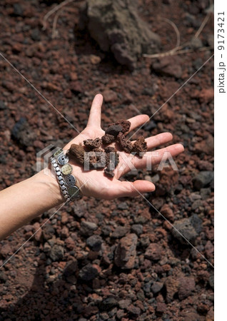 hand with little stones hand with little stones 9173421