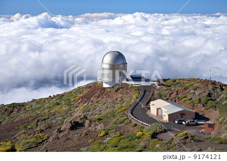 observatory over clouds 9174121