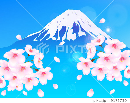 桜　さくら　富士山 9175730