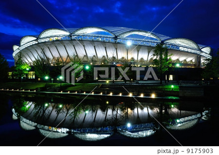 ビッグスワン夜景試合中 ビッグスワン夜景試合中 9175903