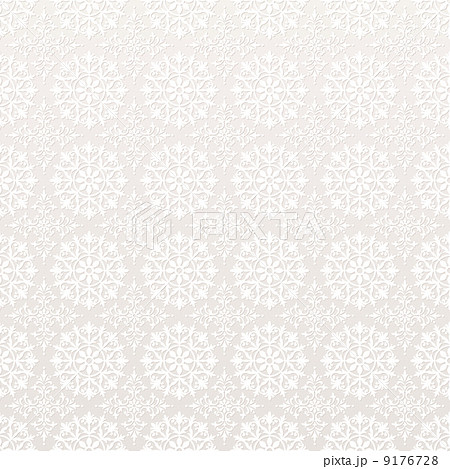 純白のウエディングドレス レース 刺繍 背景のイラスト素材