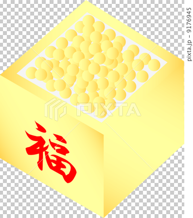 Setsubun的豆類覆蓋 9176945