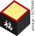 節分の豆まき用の升 9176946
