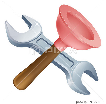 Crossed plunger and spanner tools 9177058