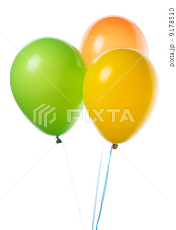 flying balloons isolated 9178510