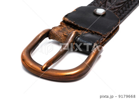 Old belt with copper buckle 9179668