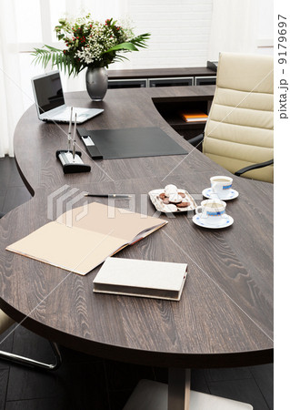 laptop on desk laptop on desk 9179697