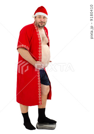 Santa gaining weight in holidays 9180410