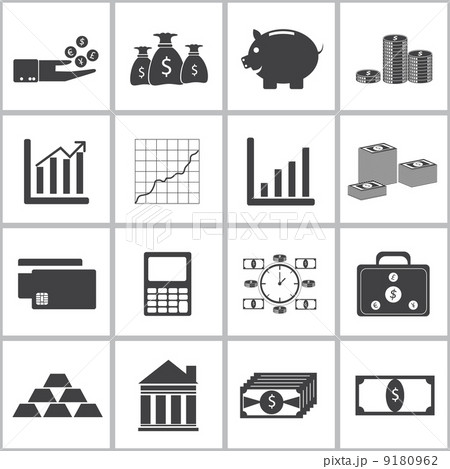Finance icons set. Finance icons set. 9180962