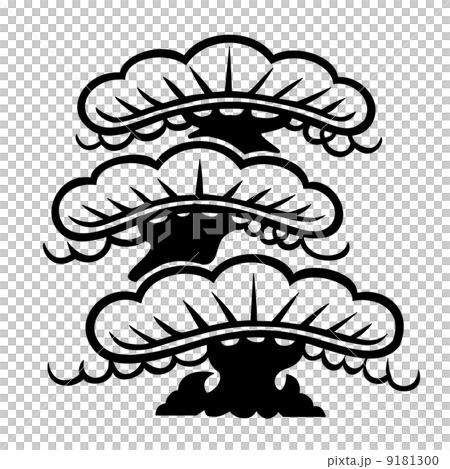北野天満宮　左三階松 9181300