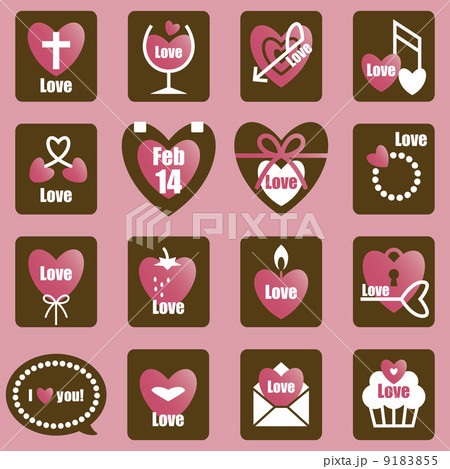 Valentine's　Icons 9183855