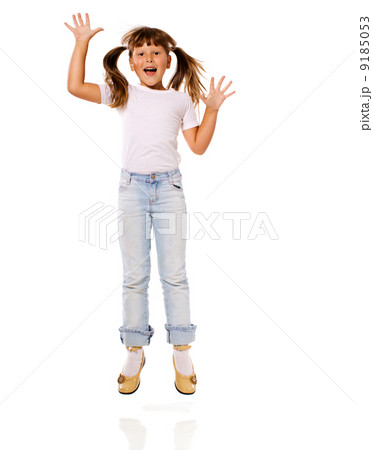 Jumping girl 9185053