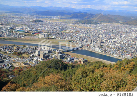 金華山から見た岐阜メモリアルセンター 金華山から見た岐阜メモリアルセンター 9189182