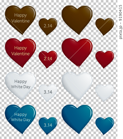 文字入りハート 文字入りハート 9190415