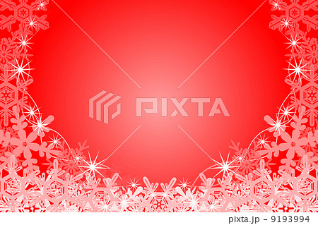 雪の結晶 壁紙 赤のイラスト素材