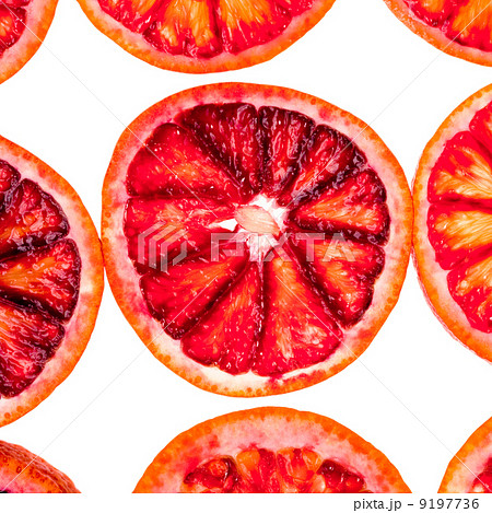 sliced red orange sliced red orange 9197736