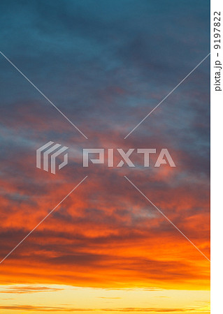 yellow sunrise clouds under blue morning sky yellow sunrise clouds under blue morning sky 9197822