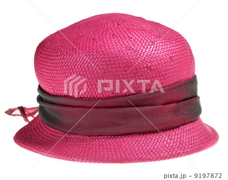 woman summer straw pink hat 9197872