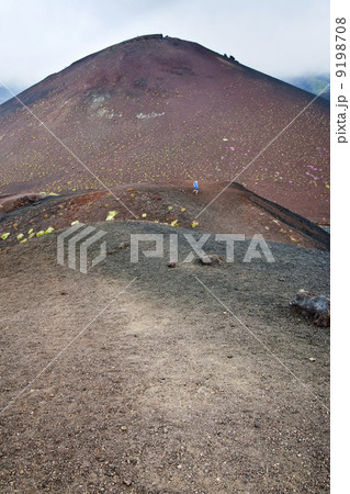path between Etna craters, Sicily path between Etna craters, Sicily 9198708