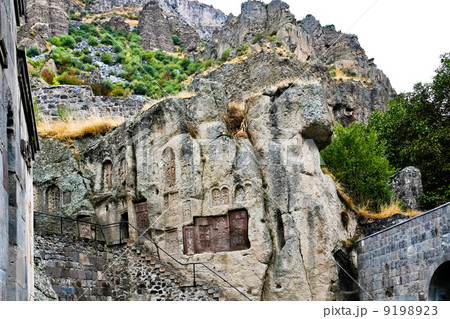 medieval geghard monastery in Armenia 9198923