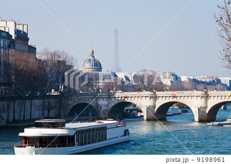 Pont Neuf with Eiffel Tower and French Academy Pont Neuf with Eiffel Tower and French Academy 9198961