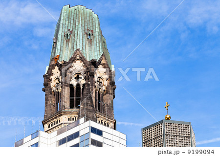 tower of Kaiser Wilhelm memorial church 9199094
