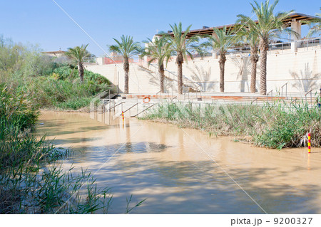 view on Jordan river in baptism site view on Jordan river in baptism site 9200327