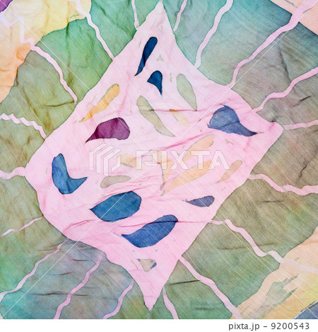 abstract pattern on silk batik 9200543