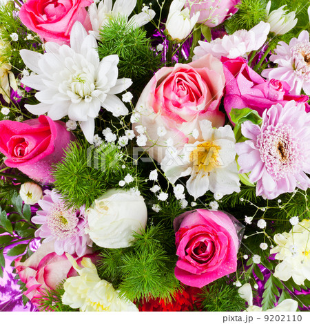 flower bouquet from chrysanths and roses flower bouquet from chrysanths and roses 9202110
