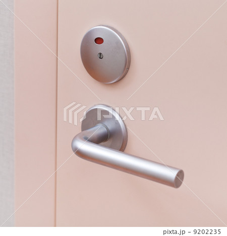 door with metallic handle 9202235