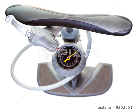 top view of air pump with valve and manometer 9202551