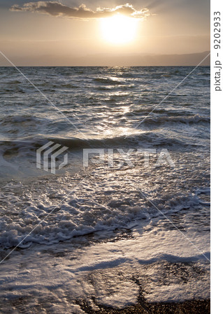 sunset on Dead Sea sunset on Dead Sea 9202933