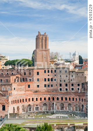 antique ruins of roman forum on Capitoline Hill in Rome 9203229