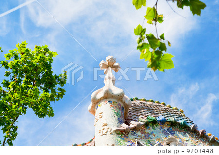 roof of Casa Batllo, Barcelona roof of Casa Batllo, Barcelona 9203448