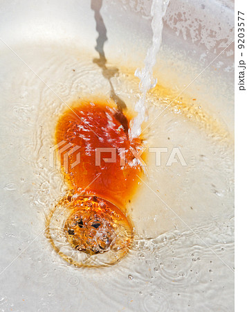 running water pours in basin running water pours in basin 9203577