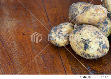 few yellow raw potatoes few yellow raw potatoes 9203732