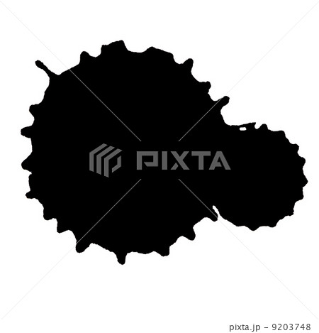 two black ink smudges 9203748